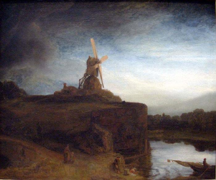 REMBRANDT Harmenszoon van Rijn The Mill, Norge oil painting art